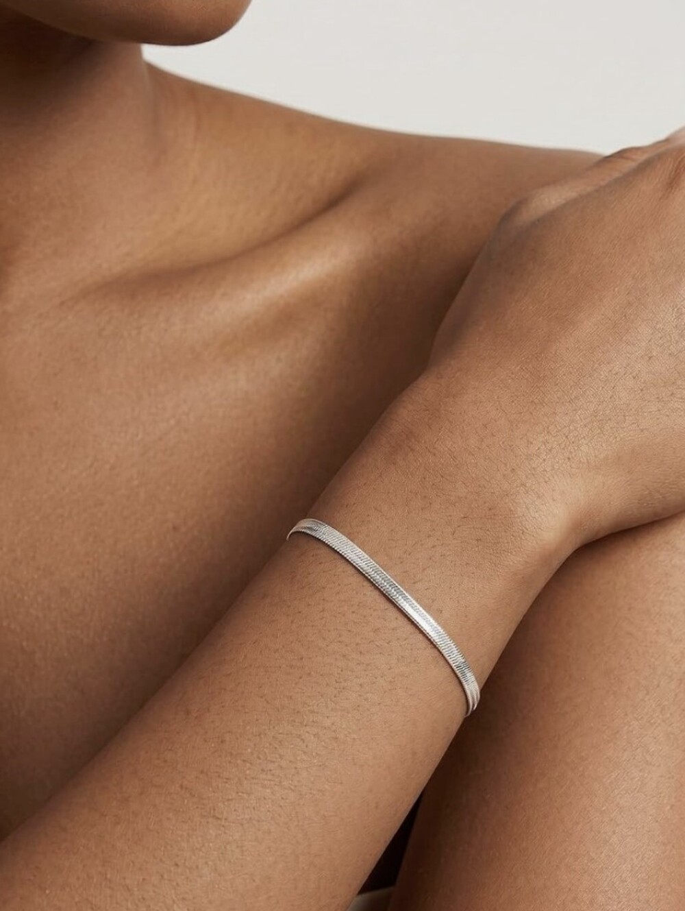 Sterling Silver Slim Bangle Bracelet